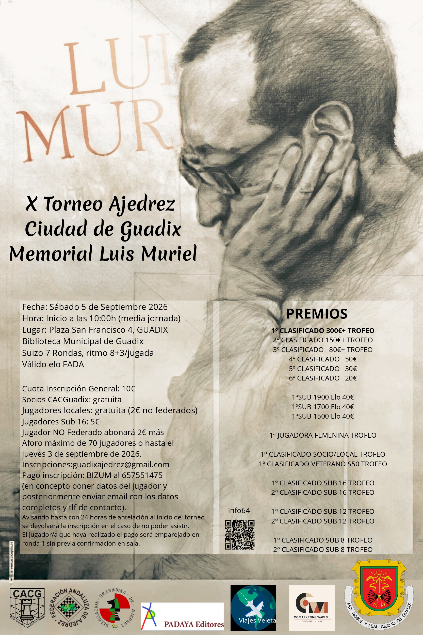X Torneo Ajedrez Ciudad de Guadix. “Memorial Luis Muriel”