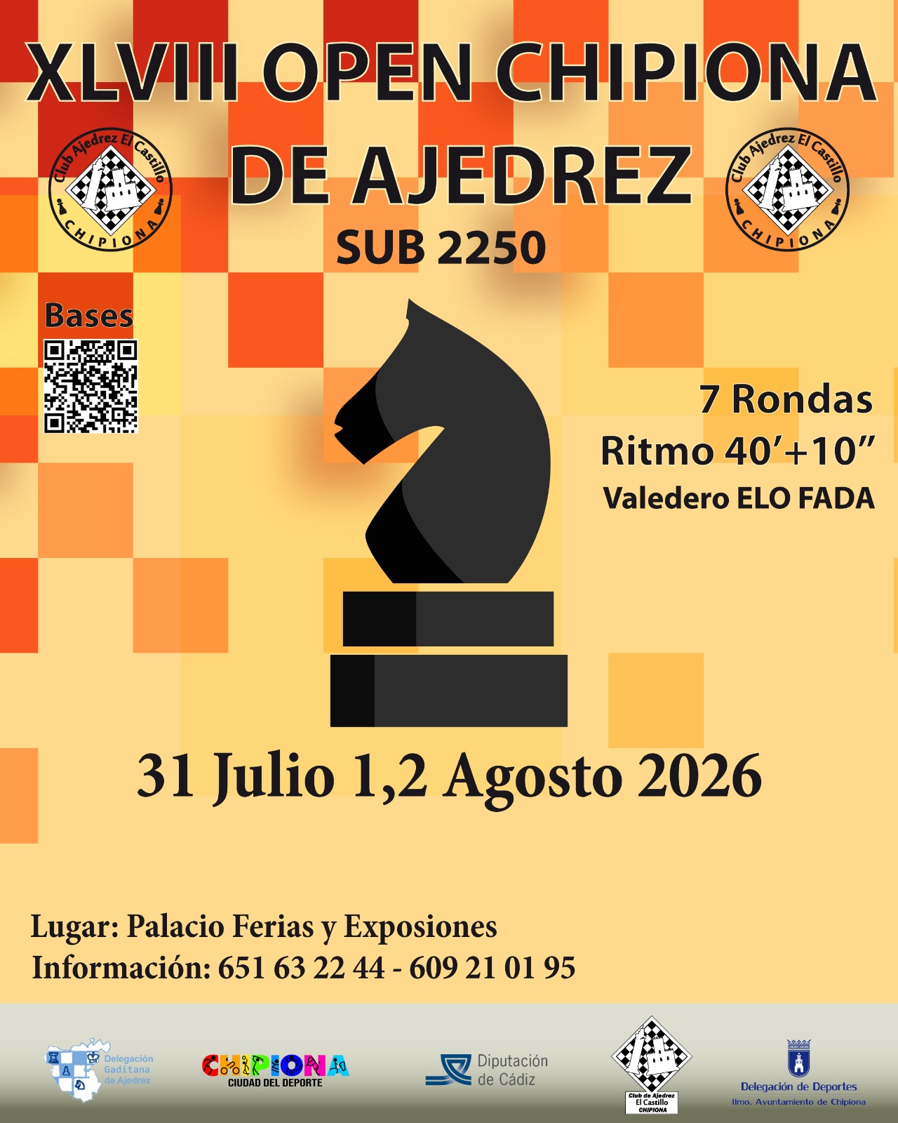 XLVIII OPEN DE CHIPIONA DE AJEDREZ SUB 2250 FADA