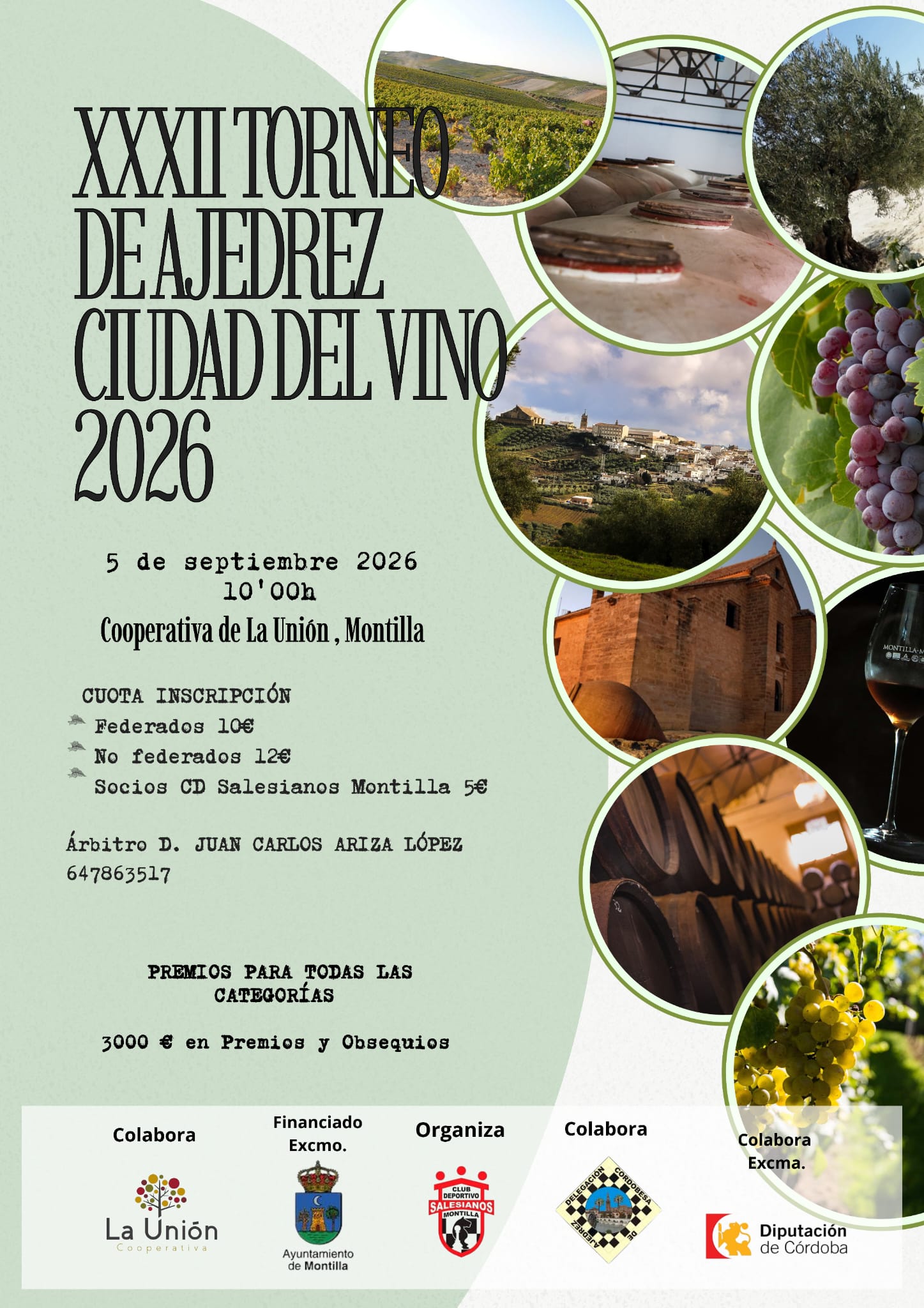 XXXII Torneo de Ajedrez Ciudad del Vino 2026