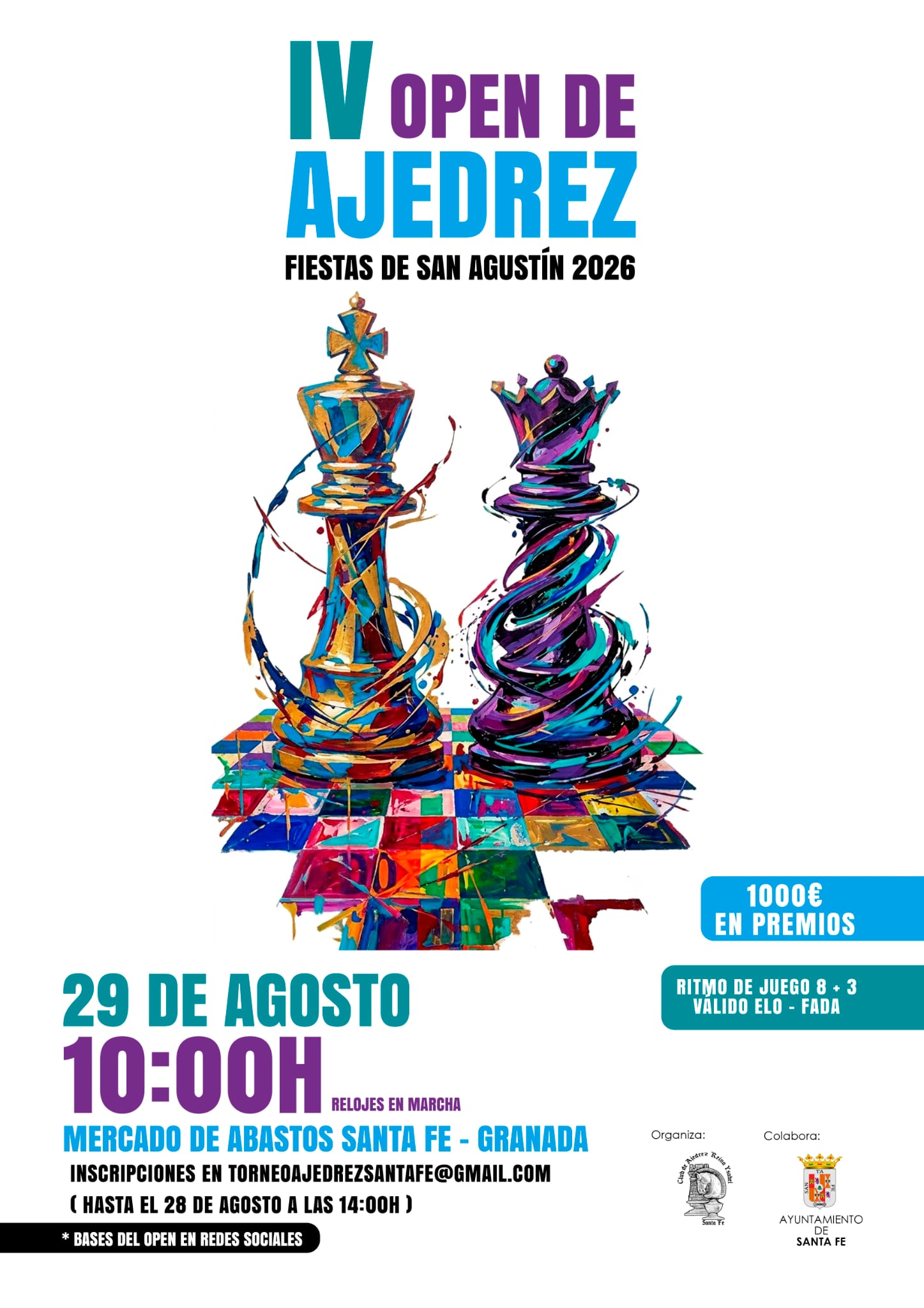 IV Abierto Fiestas de San Agustín de Santa Fe 2026