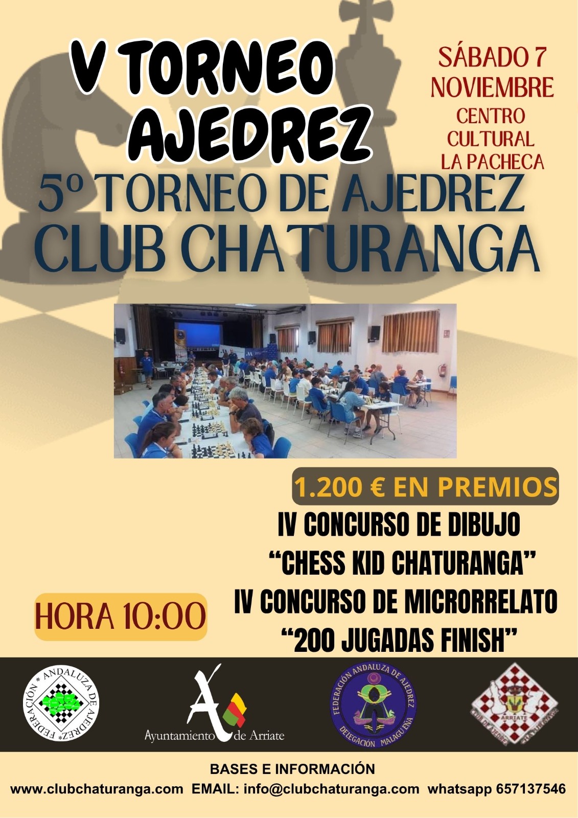 V TORNEO DE AJEDREZ CLUB CHATURANGA