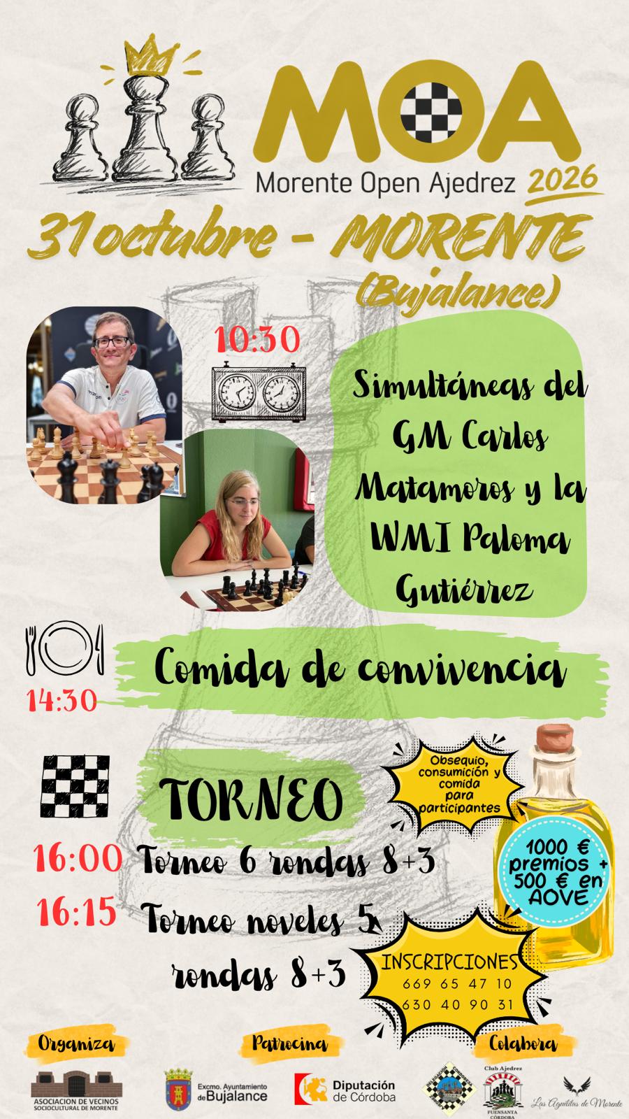 v TORNEO INTERNACIONAL DE AJEDREZ MOA 2026