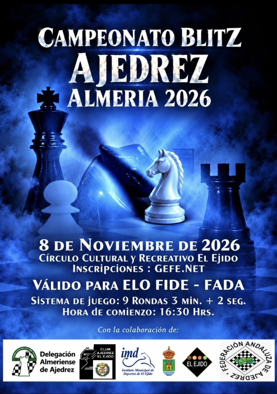 Campeonato de Almería de ajedrez relámpago 2026